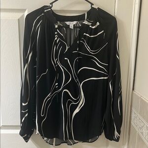 Nine West Black and White Women's Top X-Small